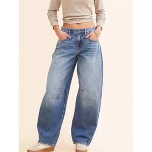 Hidden Sammie High Rise Barrel Jean Size 27
